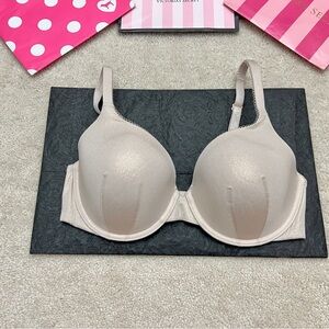 Retired Victoria’s Secret Sexy BBV Gold Smooth Lined Perfect coverage Bra 34D